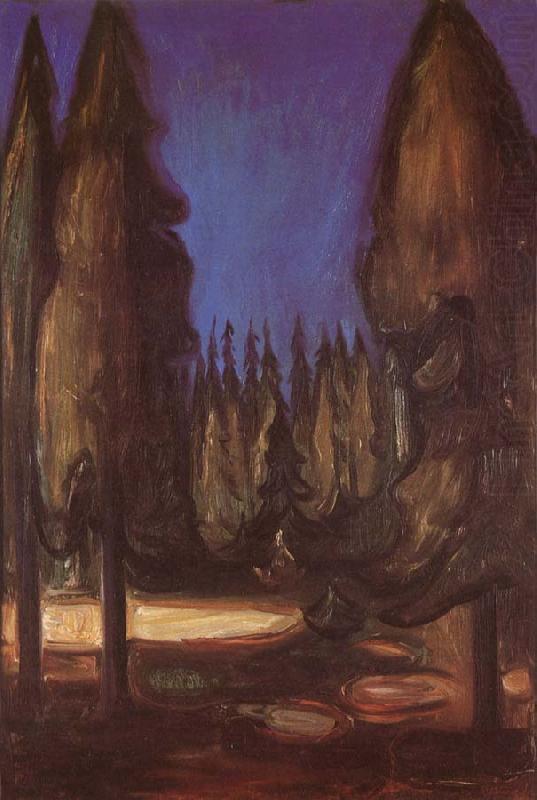 Edvard Munch The Forest oil painting picture